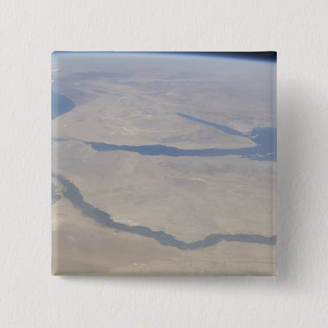 Aerial view of the Egypt and the Sinai Peninsul Button (Front)