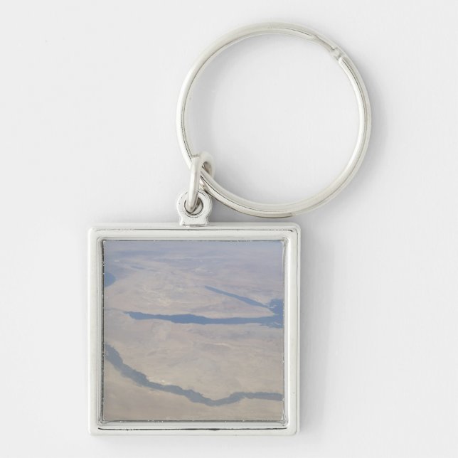 Aerial view of the Egypt and the Sinai Peninsul Keychain (Front)