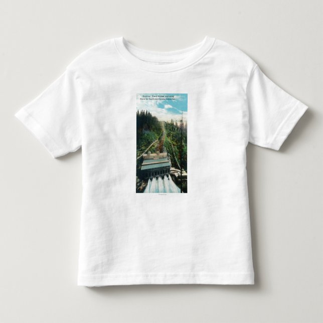 Aerial View of the Electron Power Station Toddler T-shirt (Front)