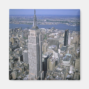 Aerial view of the Empire State Building and Magnet