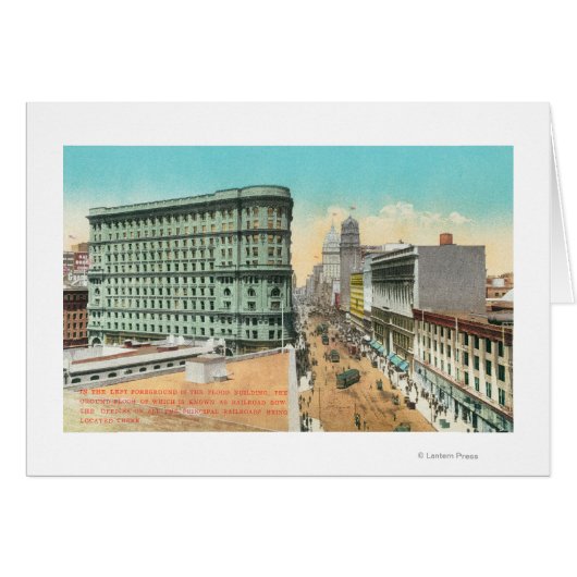 Aerial View of the Flood Building Cards (Front Horizontal)