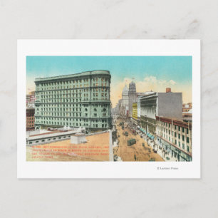 Aerial View of the Flood Building Postcard