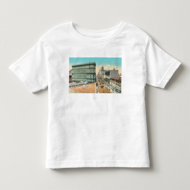 Aerial View of the Flood Building Toddler T-shirt (Front)