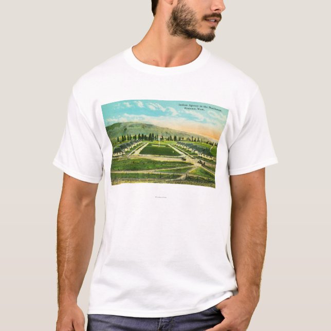 Aerial View of the Indian Agency T-Shirt (Front)