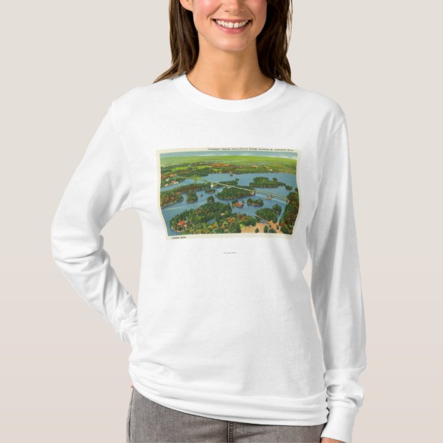 Aerial View of the International Bridge T-Shirt (Front)