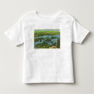 Aerial View of the International Bridge Toddler T-shirt