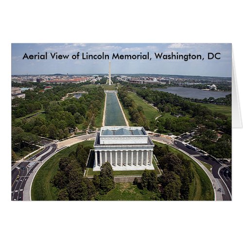 Aerial View of the Lincoln Memorial Washington D
