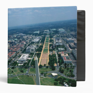 Aerial view of the National Mall 3 Ring Binder