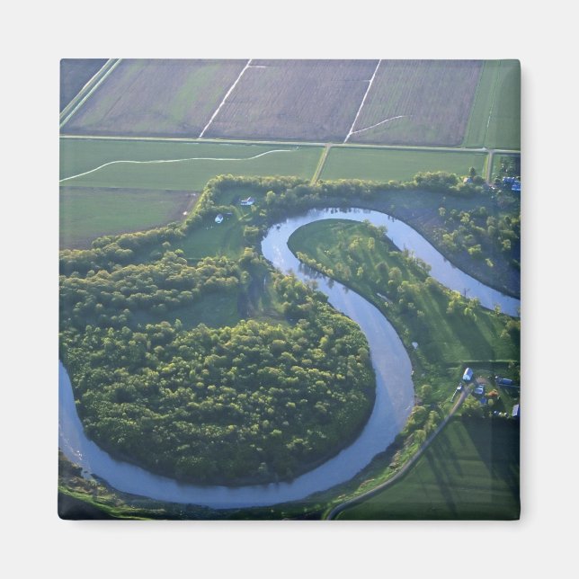 Aerial view of the Red River of the North Magnet (Front)