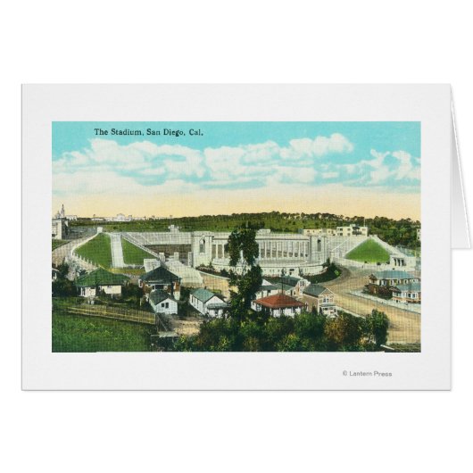 Aerial View of the StadiumSan Diego, CA Cards (Front Horizontal)