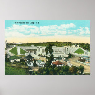 Aerial View of the StadiumSan Diego, CA Poster