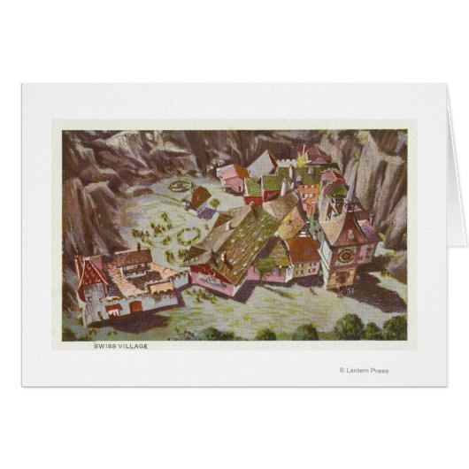 Aerial View of the Swiss Village (Front Horizontal)