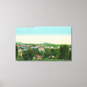 Aerial View of the Town 18 Canvas Print