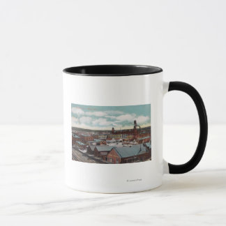 Aerial View of the Town, Train TracksNampa, ID Mug