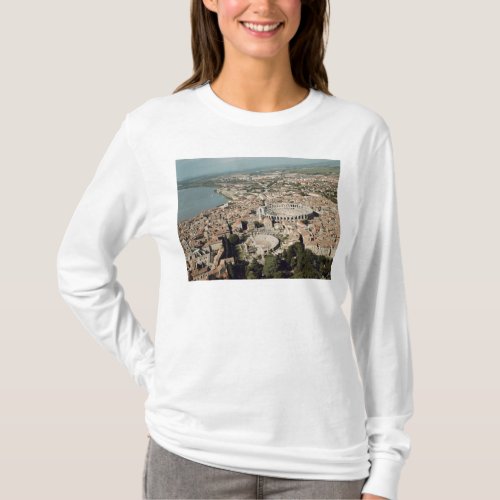 Aerial view of the town with T_Shirt