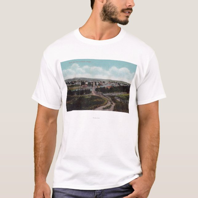 Aerial View of the TownDallas, OR T-Shirt (Front)