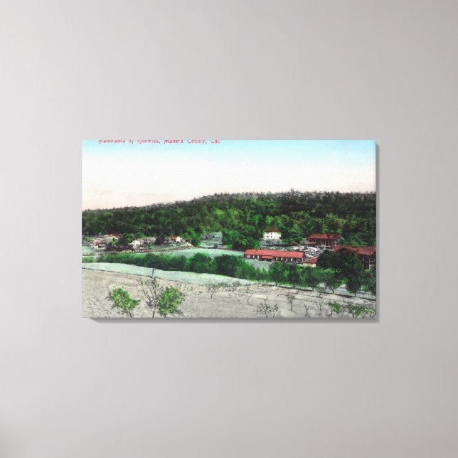 Aerial View of the TownKnowles, CA Canvas Print (Front)