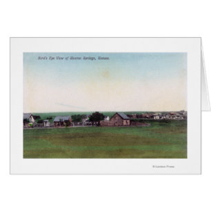 Aerial View of the TownSharon Springs, KS Cards