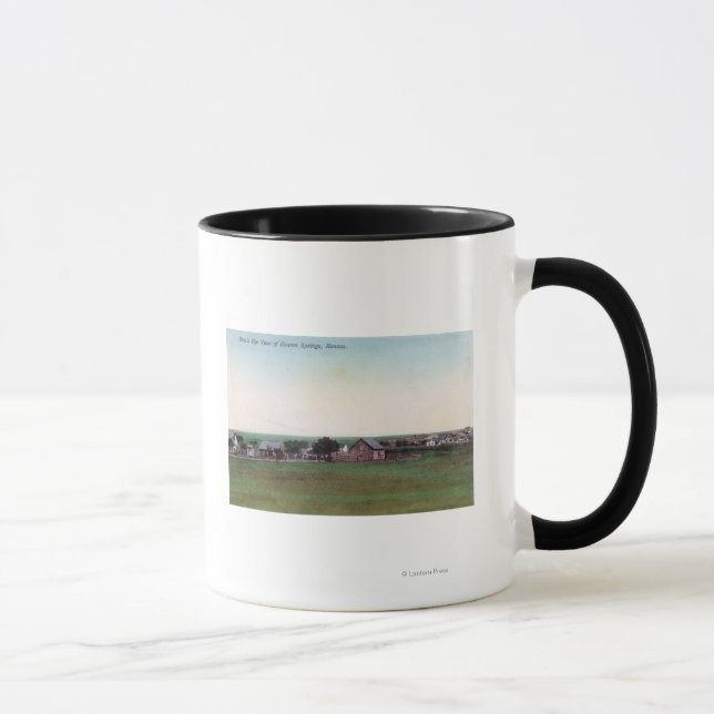Aerial View of the TownSharon Springs, KS Mug (Right)