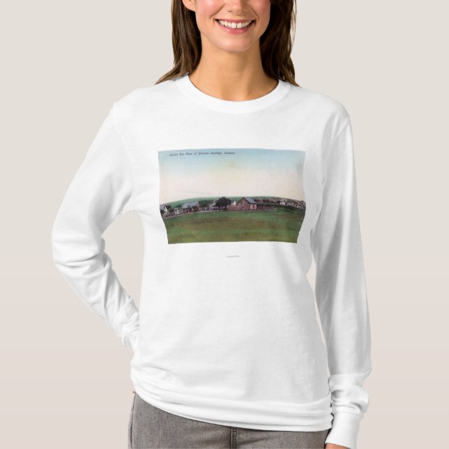 Aerial View of the TownSharon Springs, KS T-Shirt (Front)