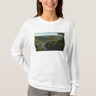 Aerial View of the Trail and Deerfield Valley T-Shirt
