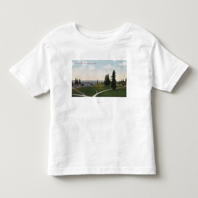 Aerial View of the Vancouver Barracks Toddler T-shirt (Front)