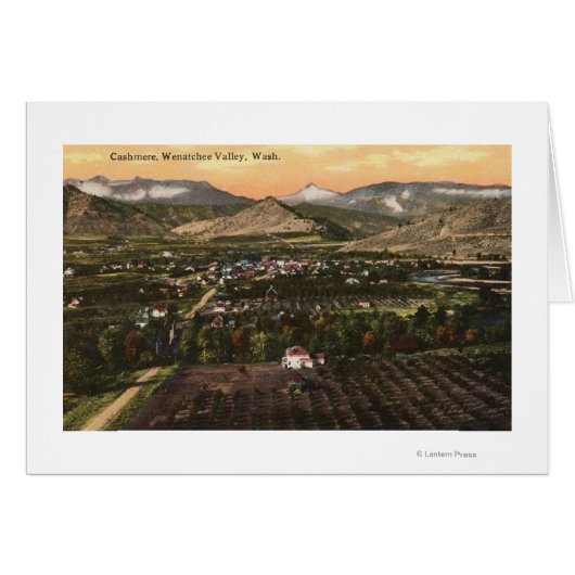Aerial View of Town and Valley Cards (Front Horizontal)