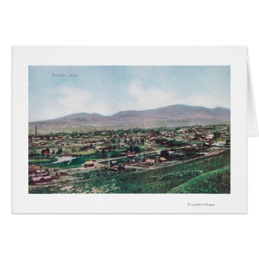 Aerial View of Town from the Hills Cards (Front Horizontal)