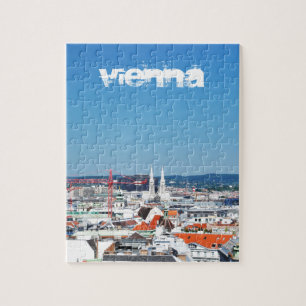 Aerial view of Vienna, Austria Jigsaw Puzzle