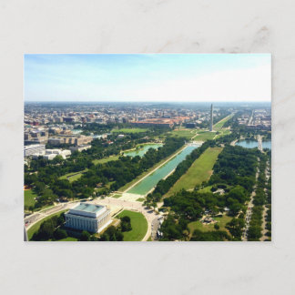 Aerial View of Washington DC National Mall and Mon Postcard