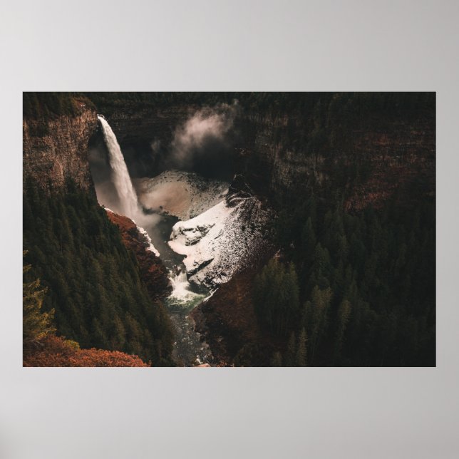 AERIAL VIEW OF WATERFALLS POSTER (Front)