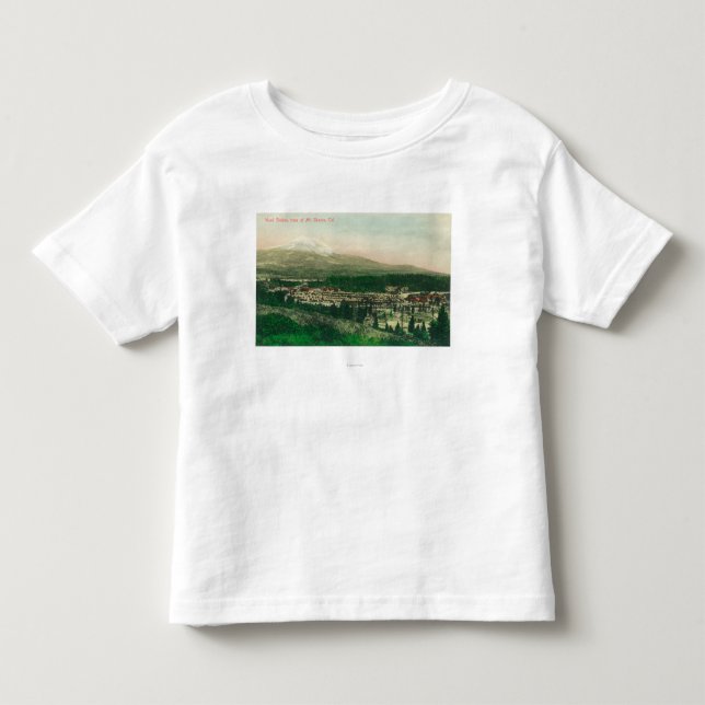 Aerial View of Weed Station at Mt. Shasta Base Toddler T-shirt (Front)