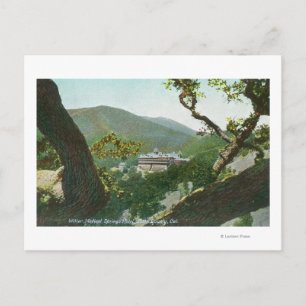 Aerial View of Witter Medical Springs Hotel Postcard