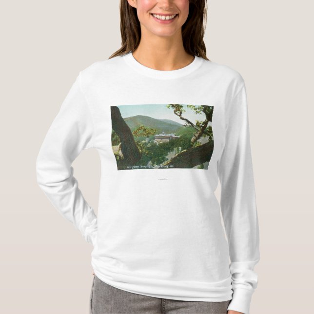 Aerial View of Witter Medical Springs Hotel T-Shirt (Front)