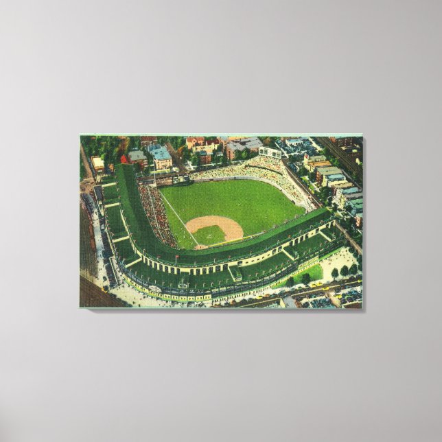 Aerial View of Wrigley Field # 2Chicago, IL Canvas Print (Front)