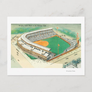 Aerial View of Wrigley Field # 3Chicago, IL Postcard