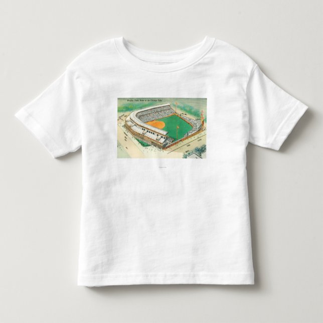 Aerial View of Wrigley Field # 3Chicago, IL Toddler T-shirt (Front)