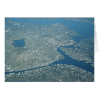 Aerial view Univesity of Washington Seattle Cards