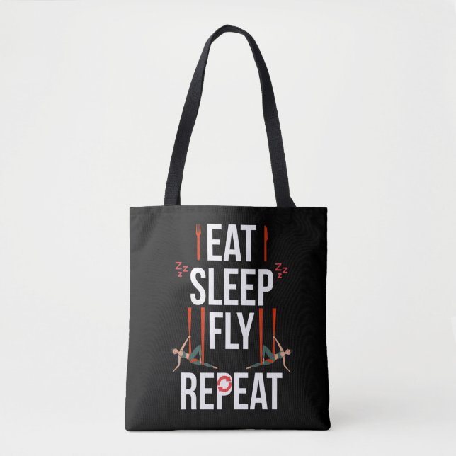 Aerial Yoga Artist Gymnastic Dance Aerialist Girl Tote Bag (Front)