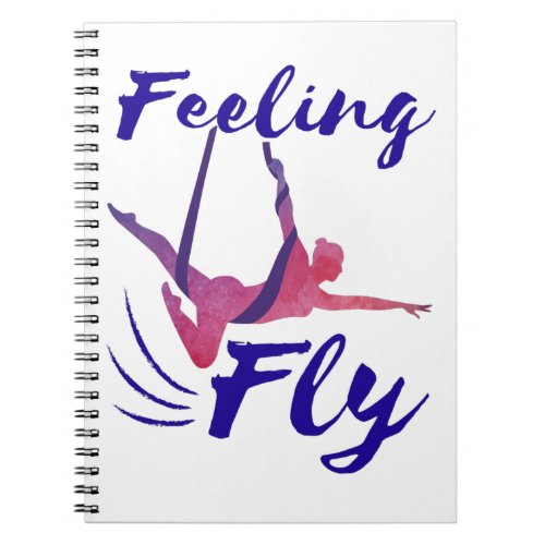 Aerial Yoga Cute Women Silks Feeling Fly Notebook