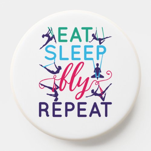 Aerial Yoga Eat Sleep Fly Repeat PopSocket