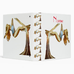 Aerial yoga fitness Thunder_Cove 3 Ring Binder