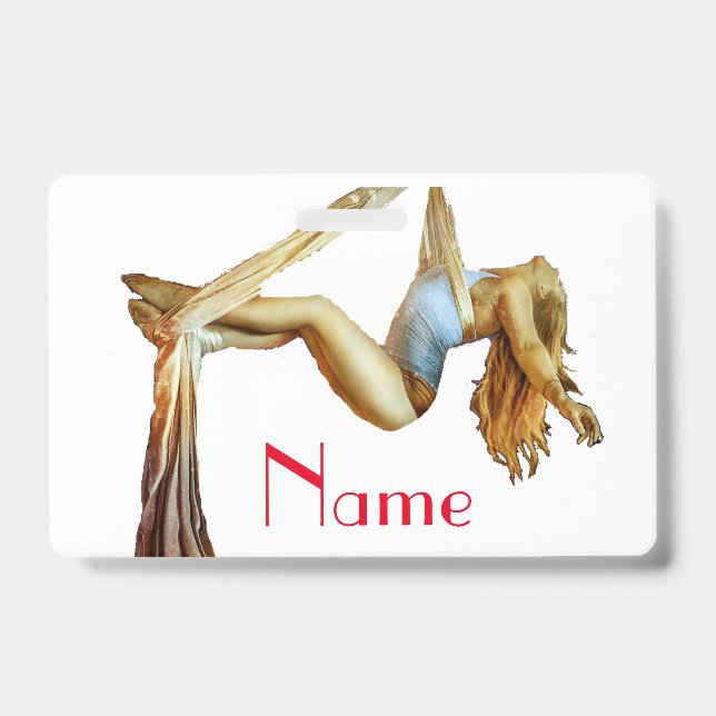 Aerial yoga fitness Thunder_Cove Badge (Front)