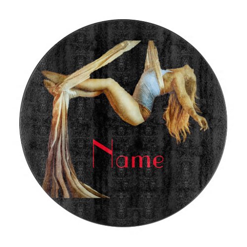 Aerial yoga fitness Thunder_Cove  Cutting Board