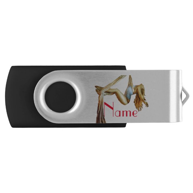 Aerial yoga fitness Thunder_Cove Flash Drive (Front)