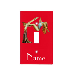 Aerial yoga fitness Thunder_Cove Light Switch Cover