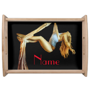 Aerial yoga fitness Thunder_Cove Serving Tray