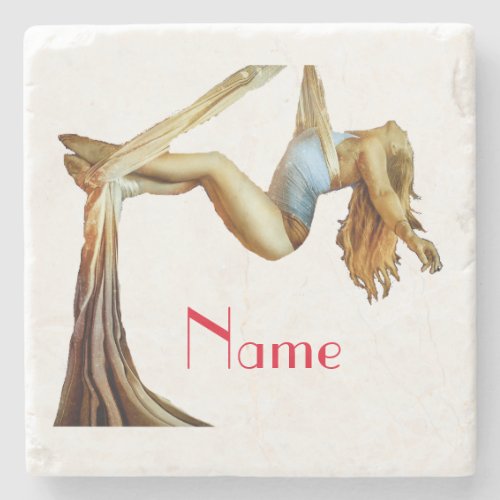 Aerial yoga fitness Thunder_Cove Stone Coaster