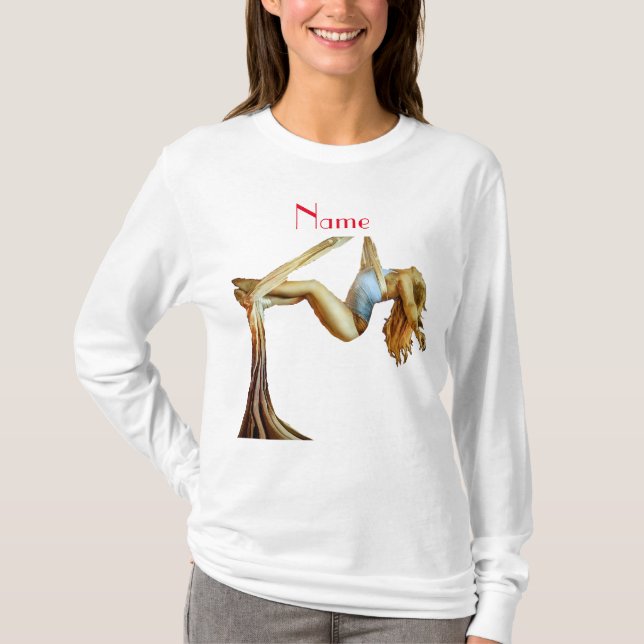 Aerial yoga fitness Thunder_Cove  T-Shirt (Front)