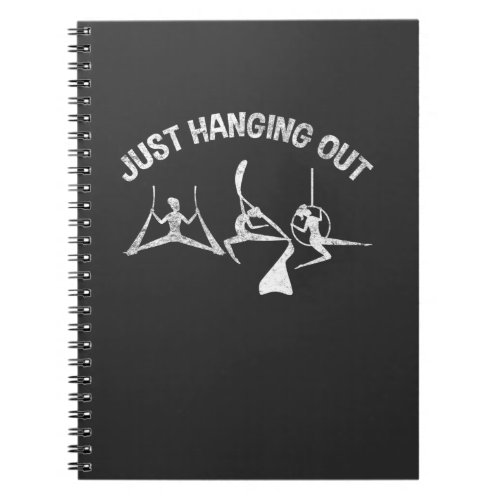 Aerial Yoga Gymnastic Artist Dance Aerialist Girl Notebook